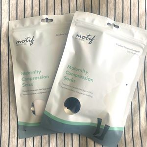 NWT Motif Medical Maternity Compression Socks | Pack of 2 | Size M